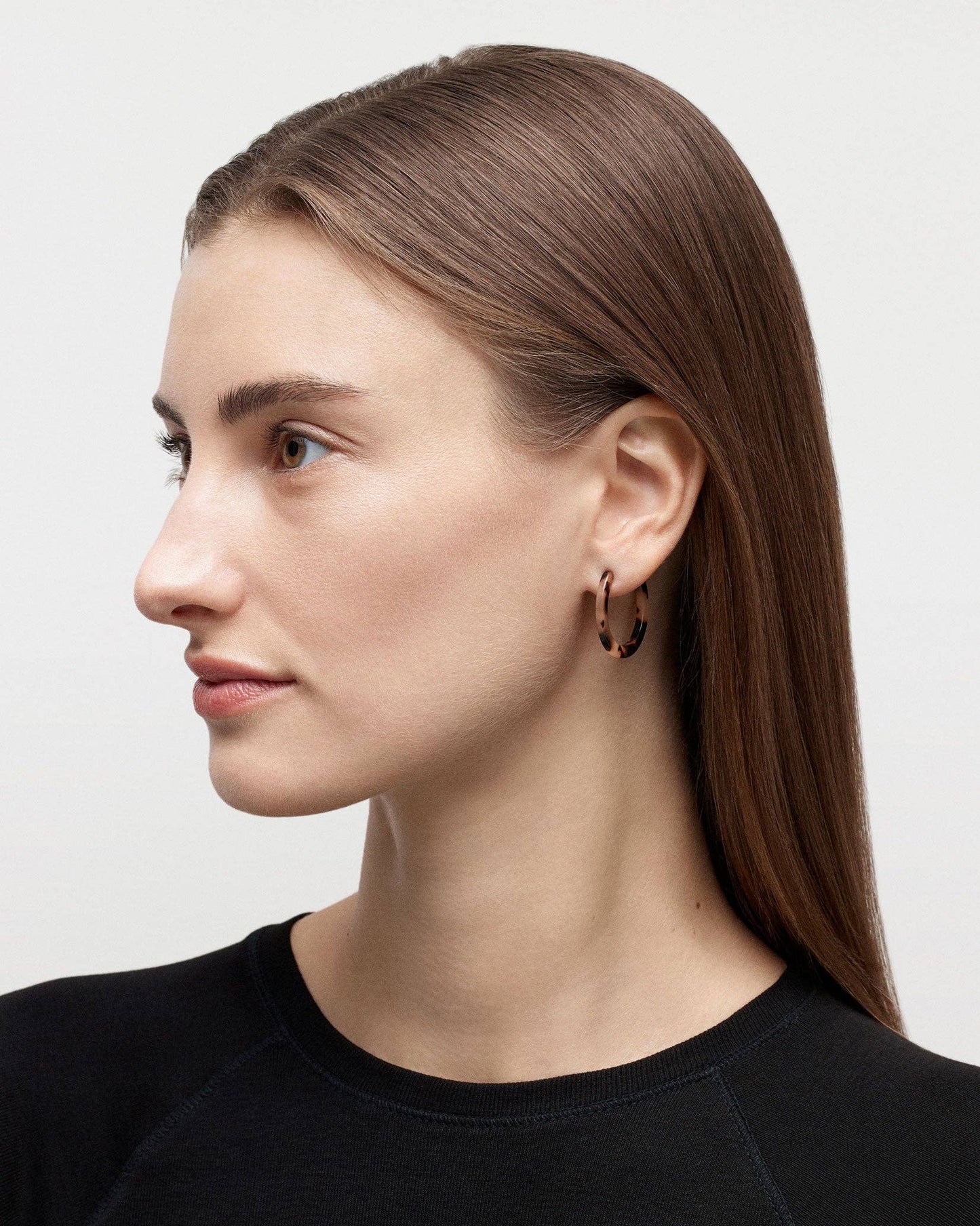 Mini Hoops ~ Black Matte