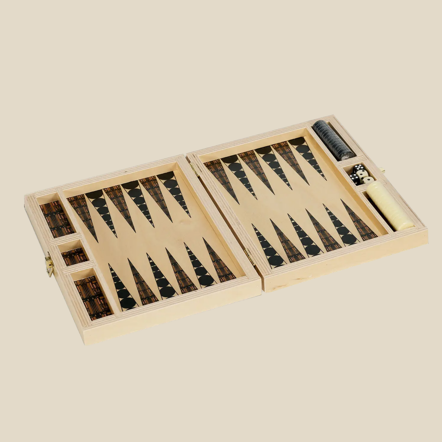 Travel Backgammon Set ~ Rue Olive