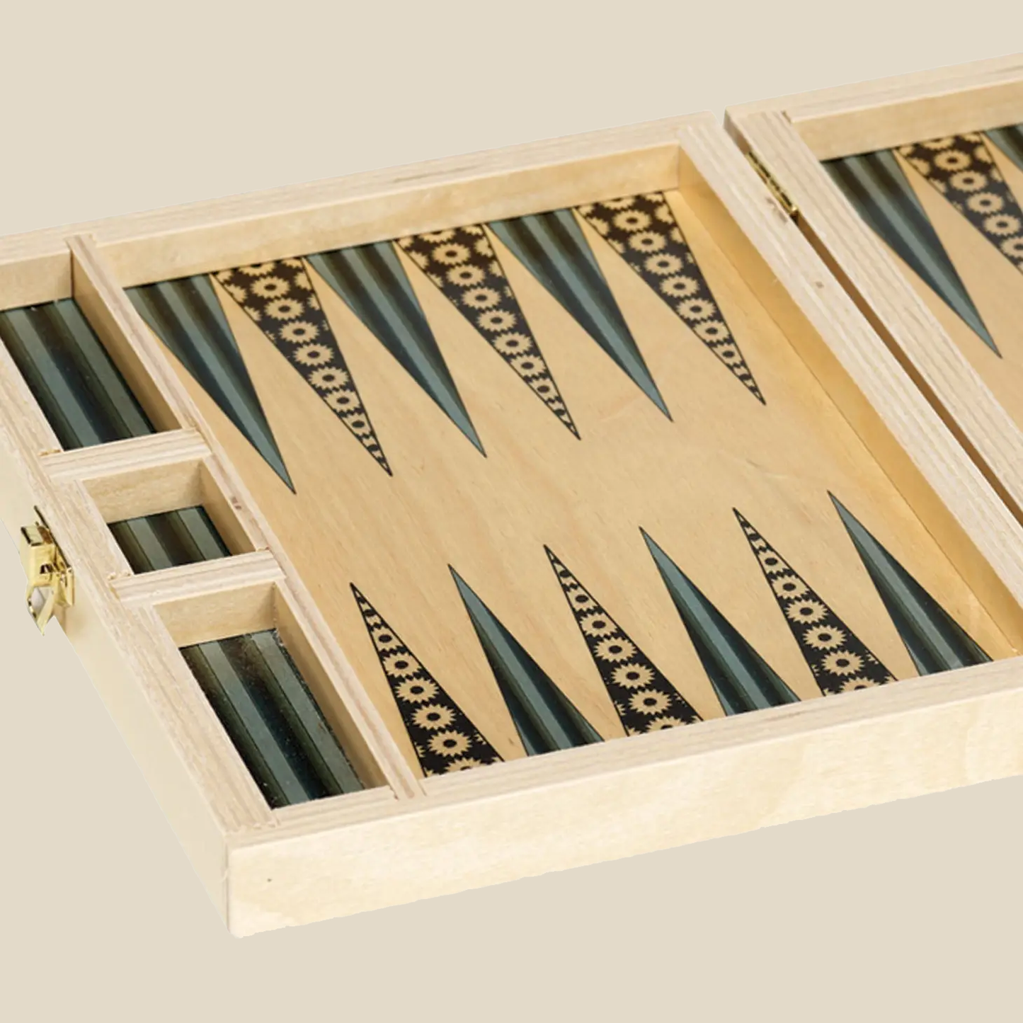 Backgammon Set (Travel) ~ Monochrome Daisy