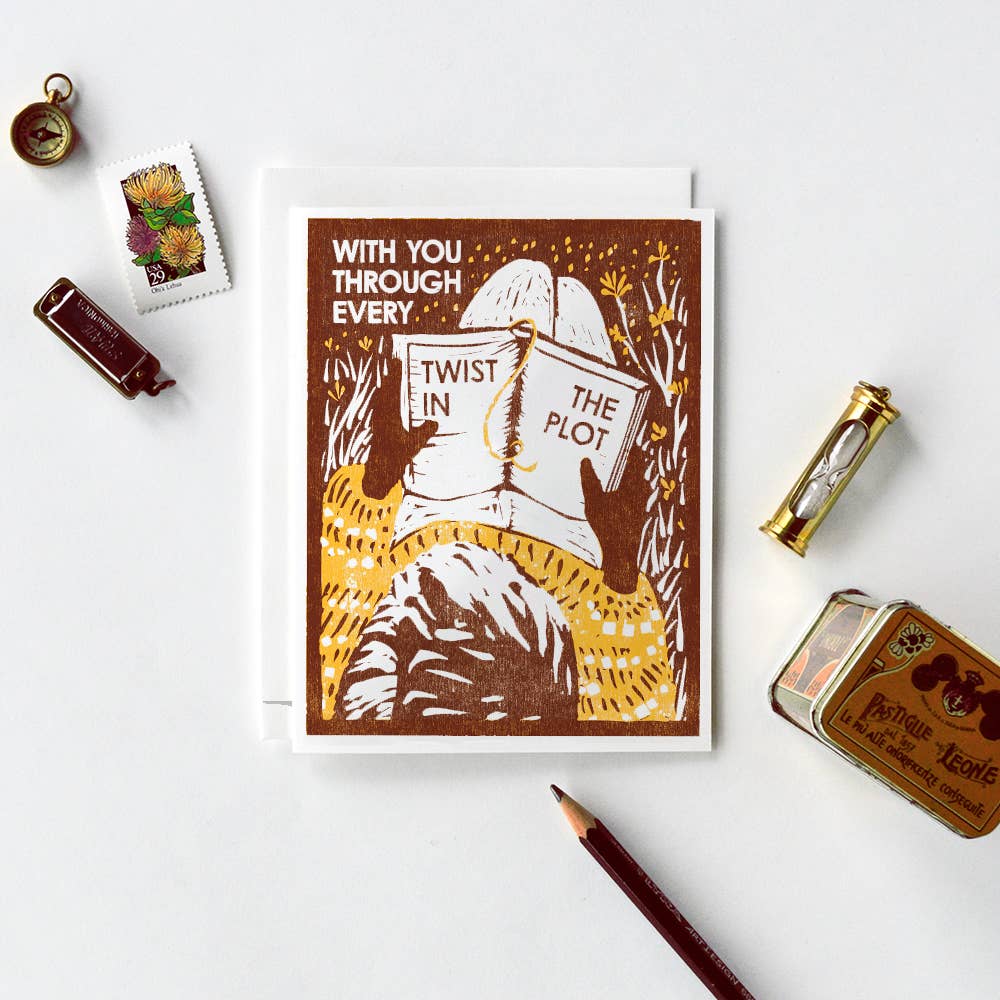 Friendship Greeting Card ~ Every Twist in the Plot
