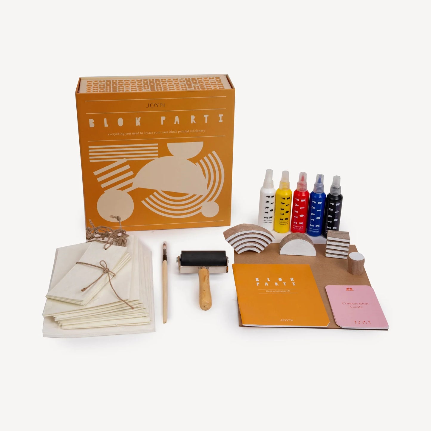 Block Printing Kit (Stationary Set) ~ Abstract