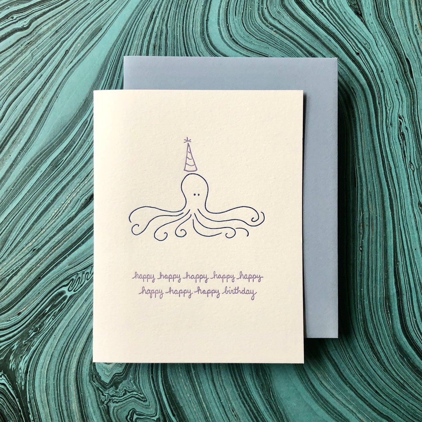 Birthday Greeting Card ~ Birthday Octopus