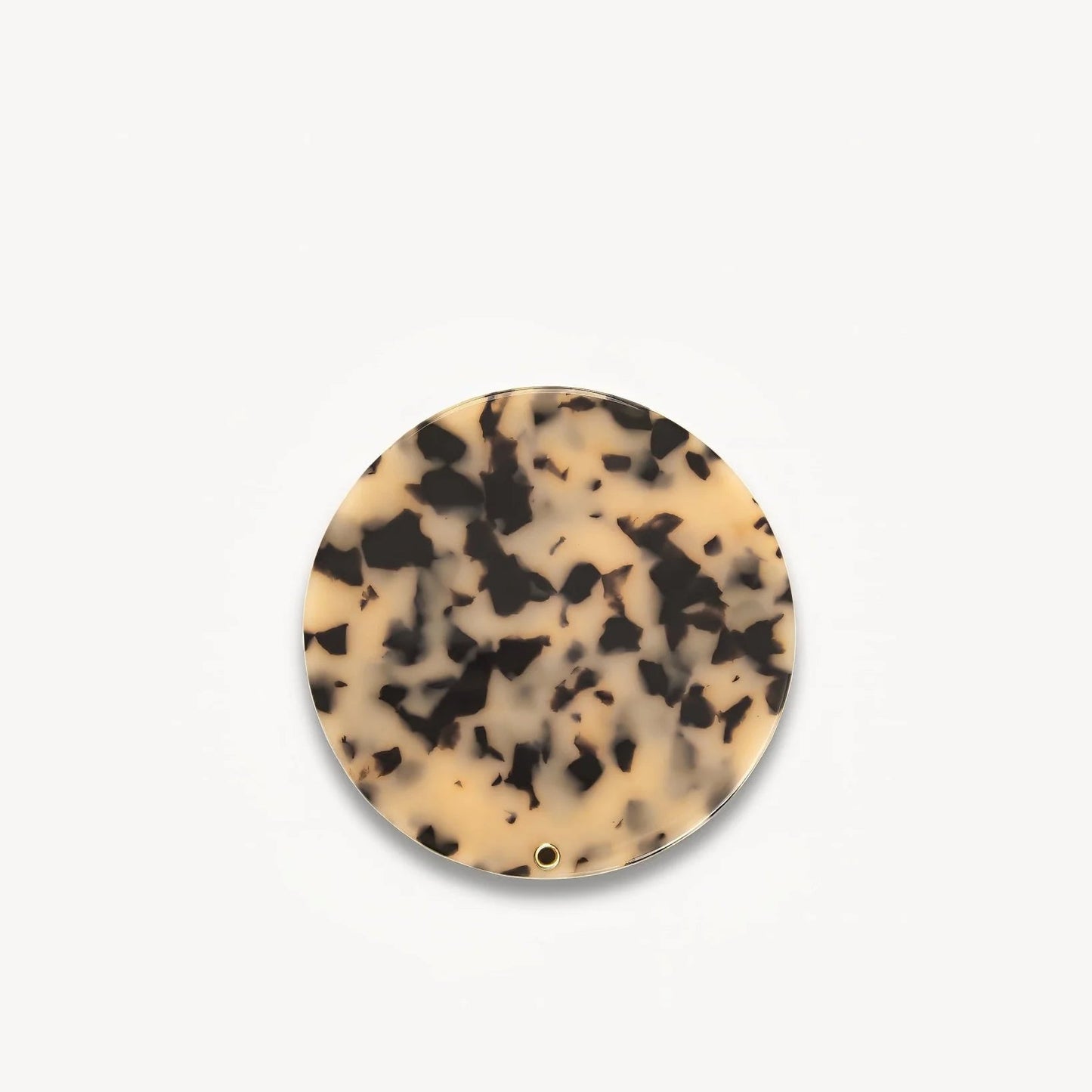 Compact Circle Mirror ~ Blonde Tortoise
