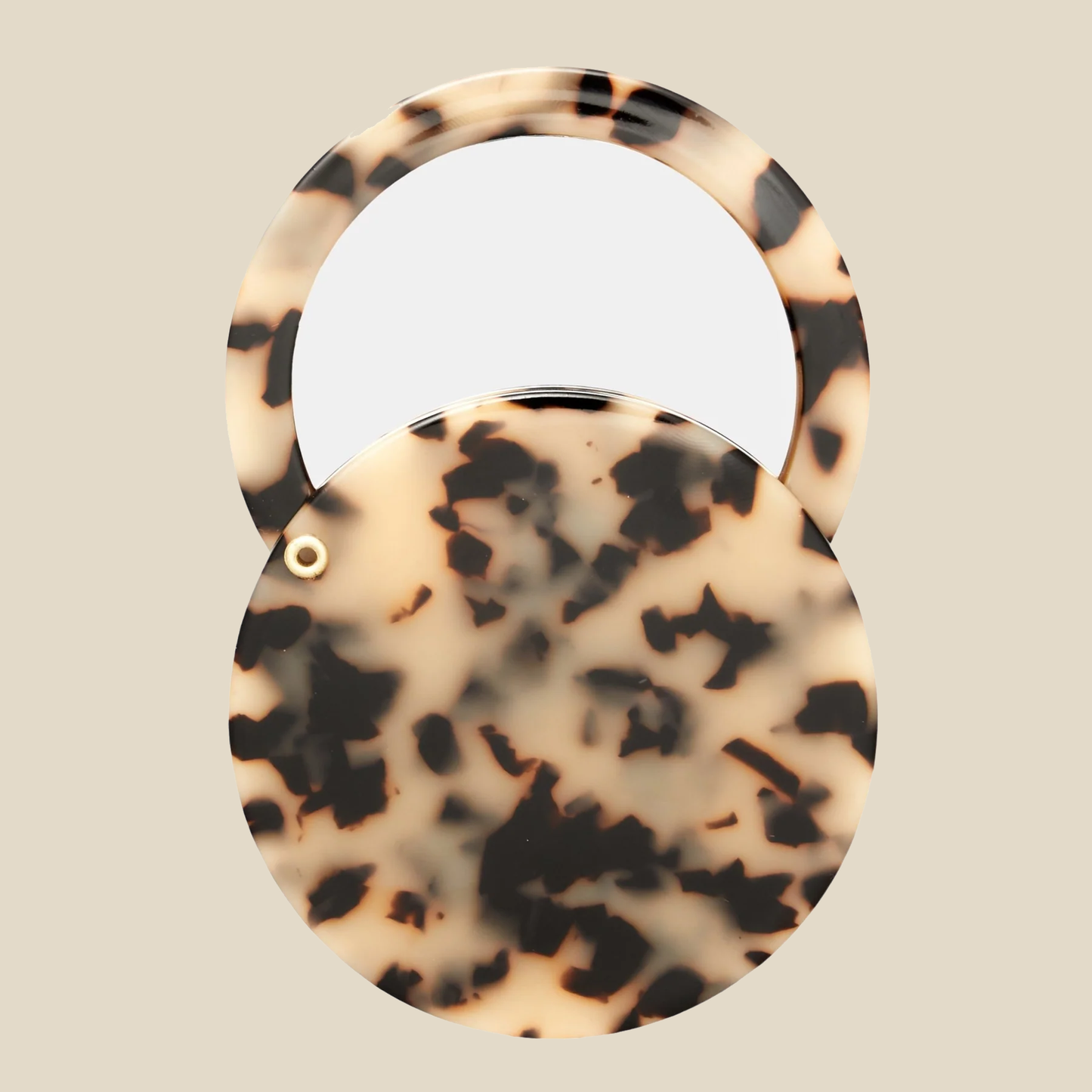 Compact Circle Mirror
