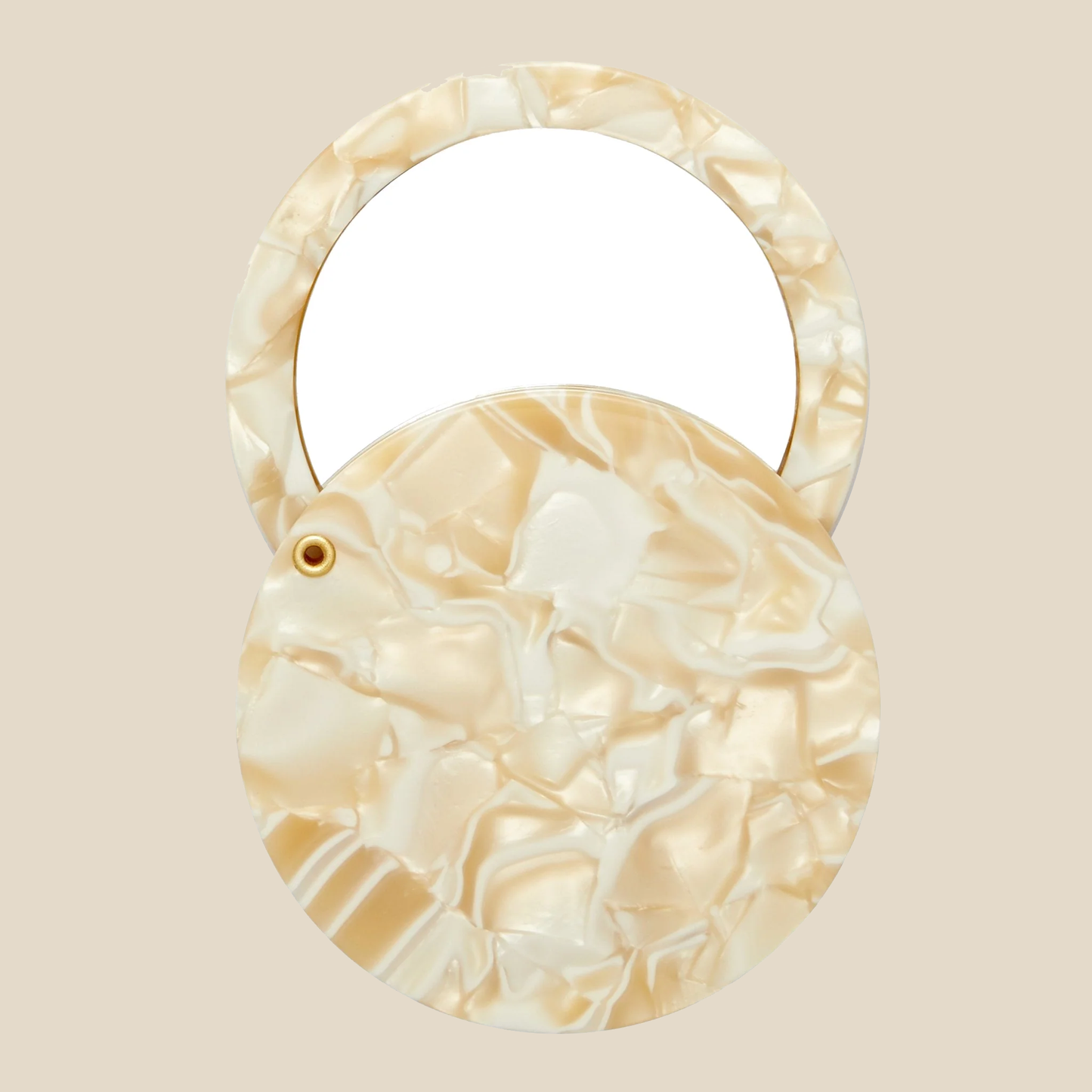 Compact Circle Mirror