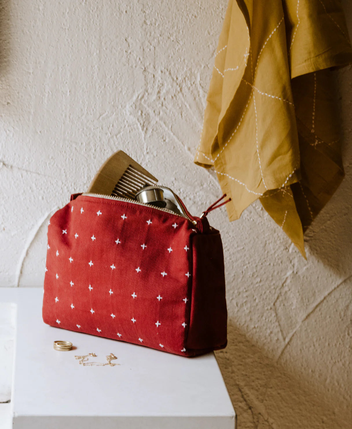 Medium Cross-Stitch Toiletry Bag