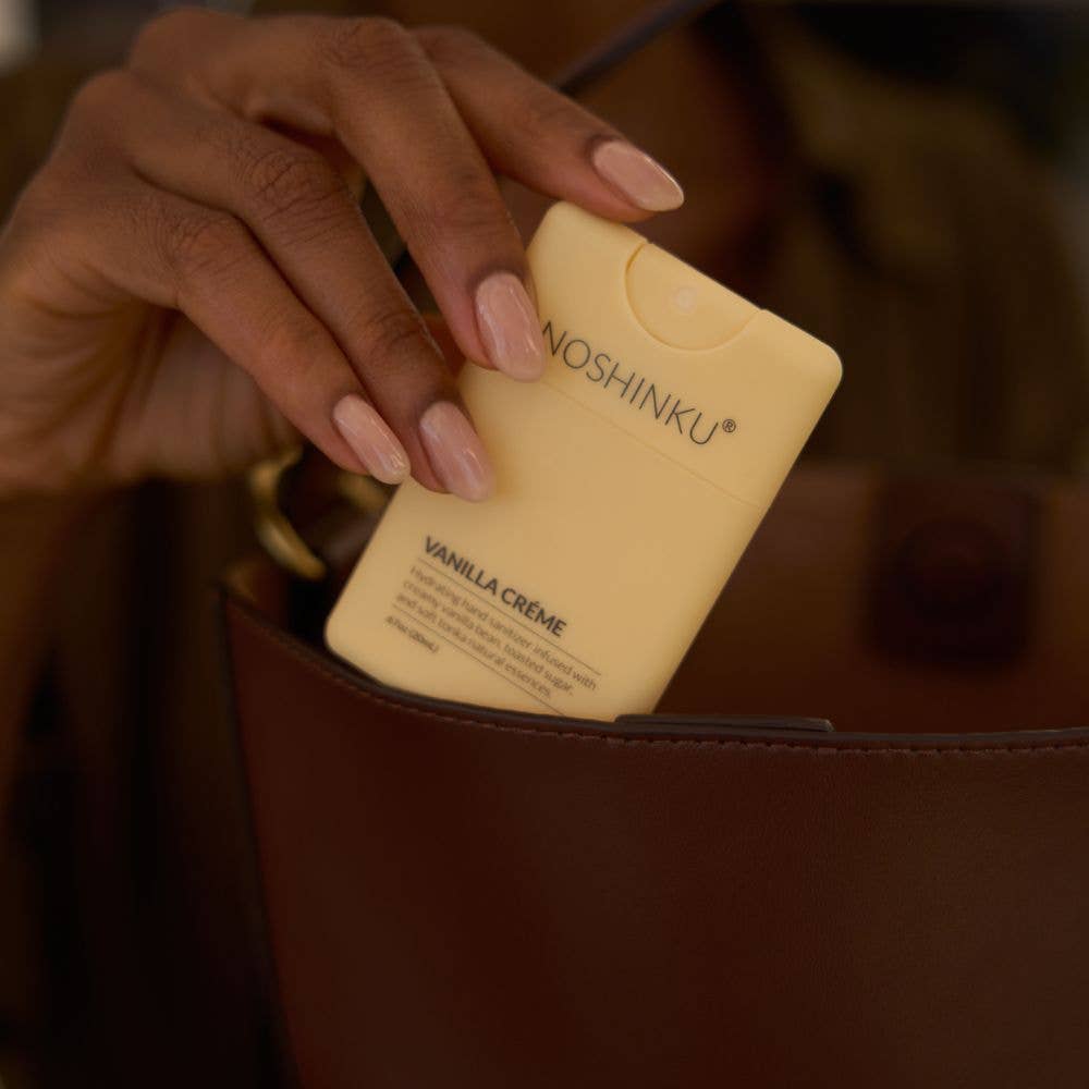Refillable Pocket Sanitizer ~ Vanilla Créme