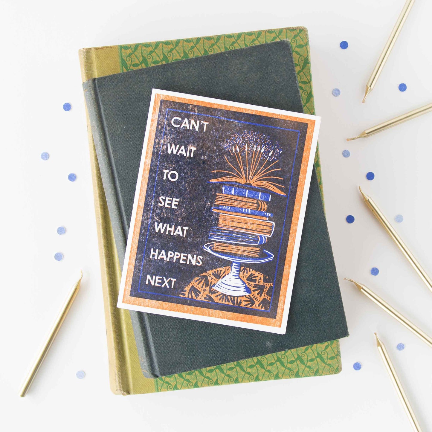 Celebratory Greeting Card ~ Can't Wait to See What Happens Next