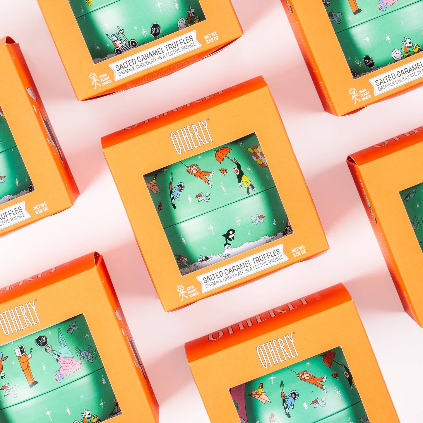 Bauble Tin Ornament - Salted Caramel Truffles