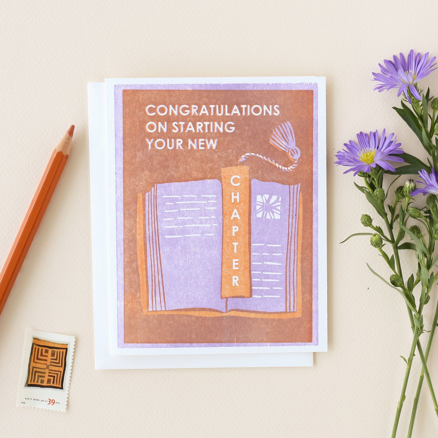 Congratulations Greeting Card ~ New Chapter
