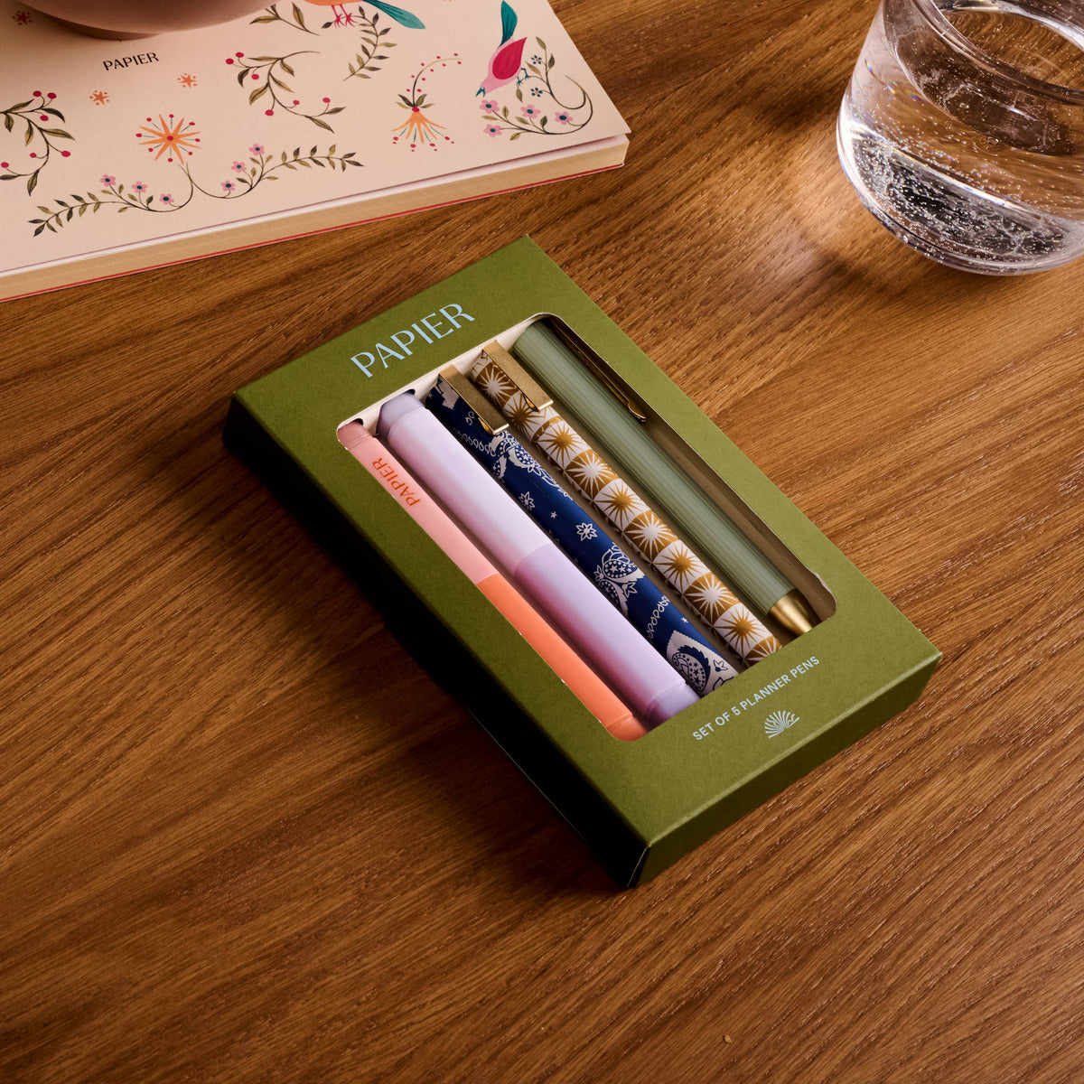 Mixed Pen & Highlighter Set of 5 ~ Solstice
