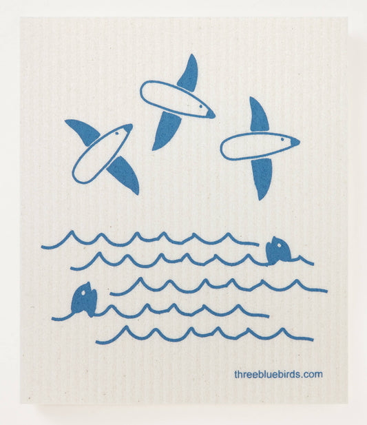 Swedish Dishcloth ~ By the Sea