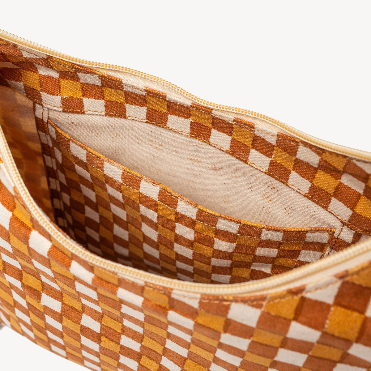 Momo Shoulder Bag ~ Toffee Check