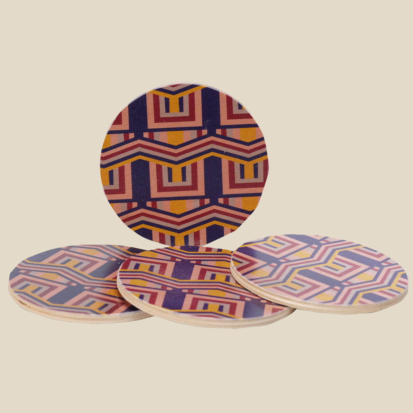 Coasters (Set of Four) ~Shareen Blue