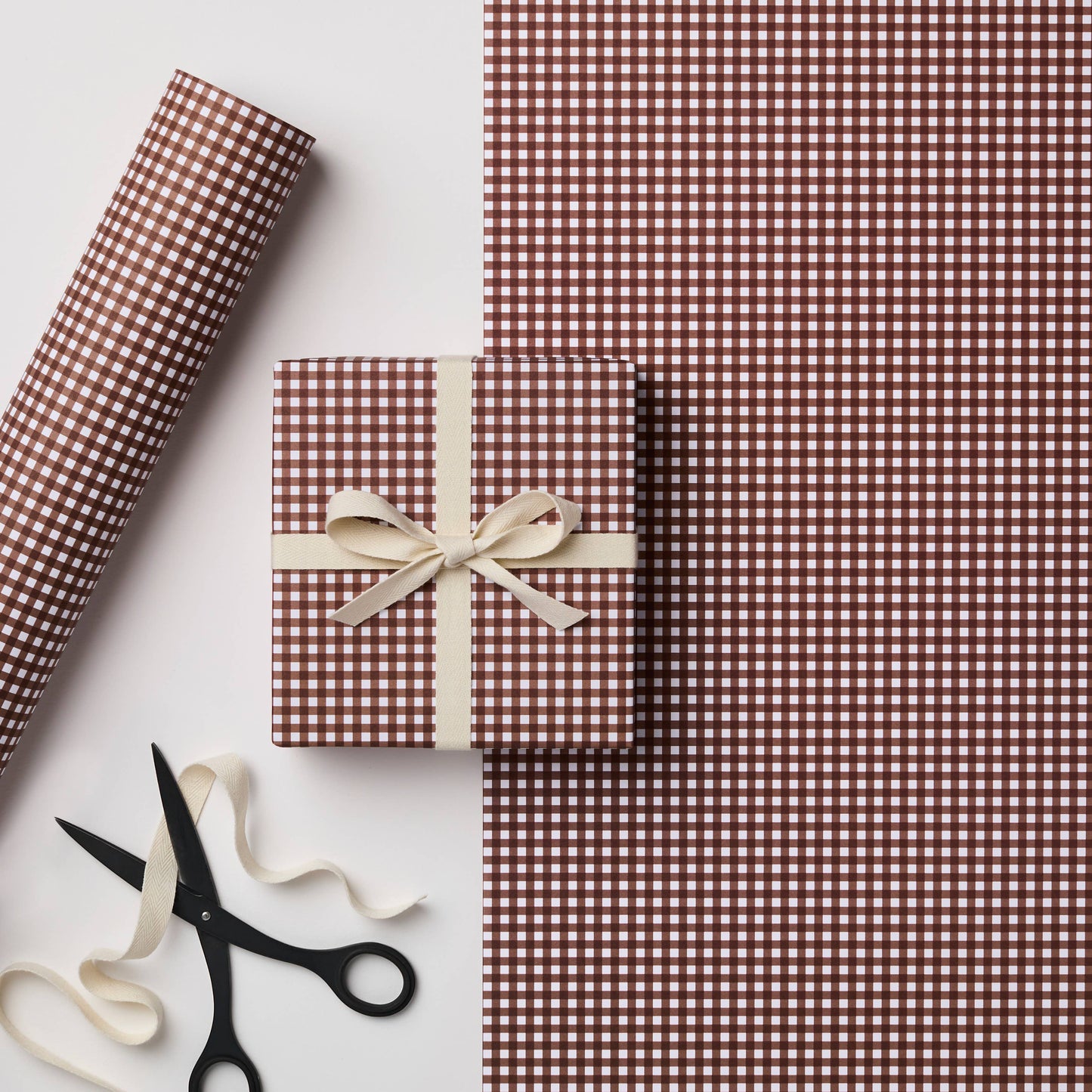 Complimentary Gift Wrapping ~ Russet Gingham