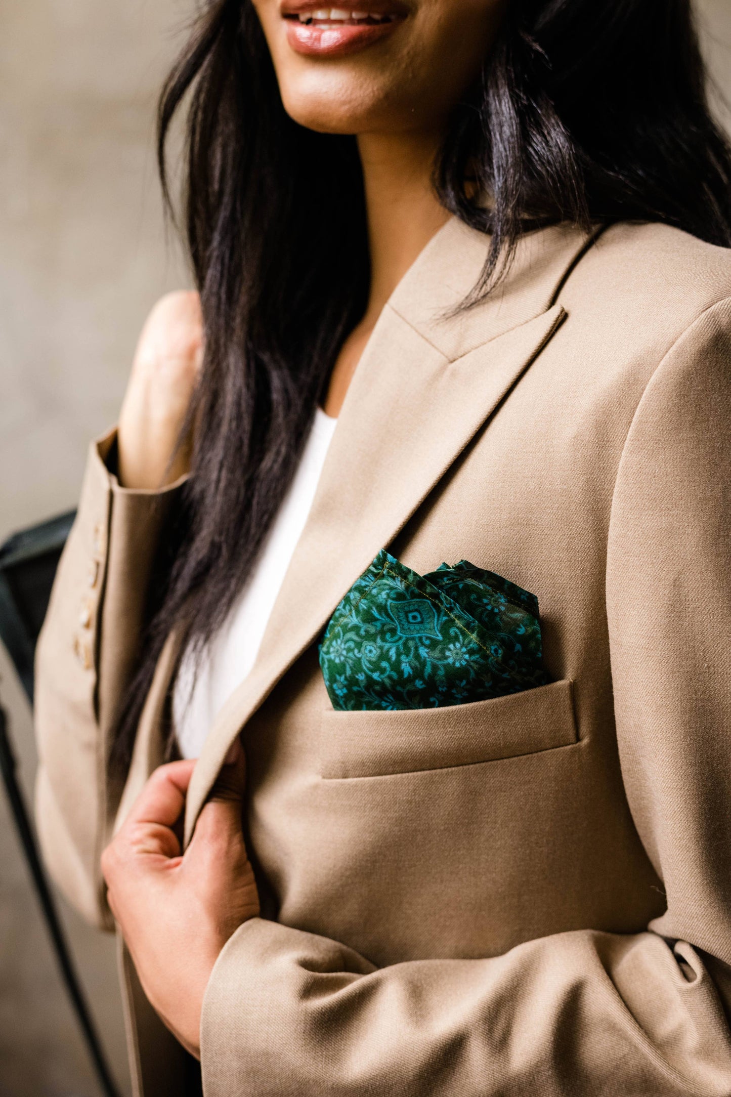 Vintage Silk Pocket Square
