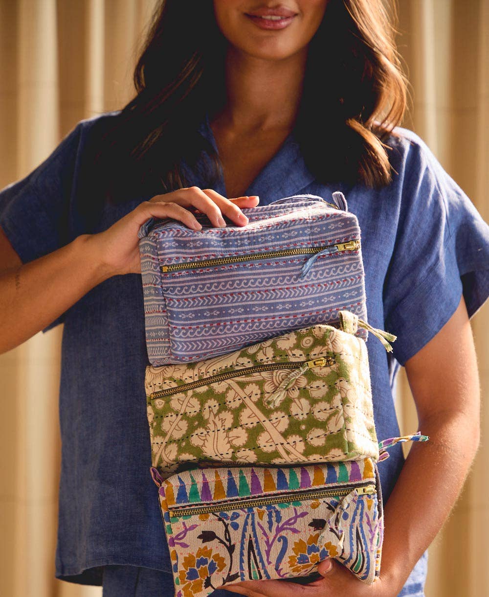 Large Toiletry Bag ~ Peachy Keen