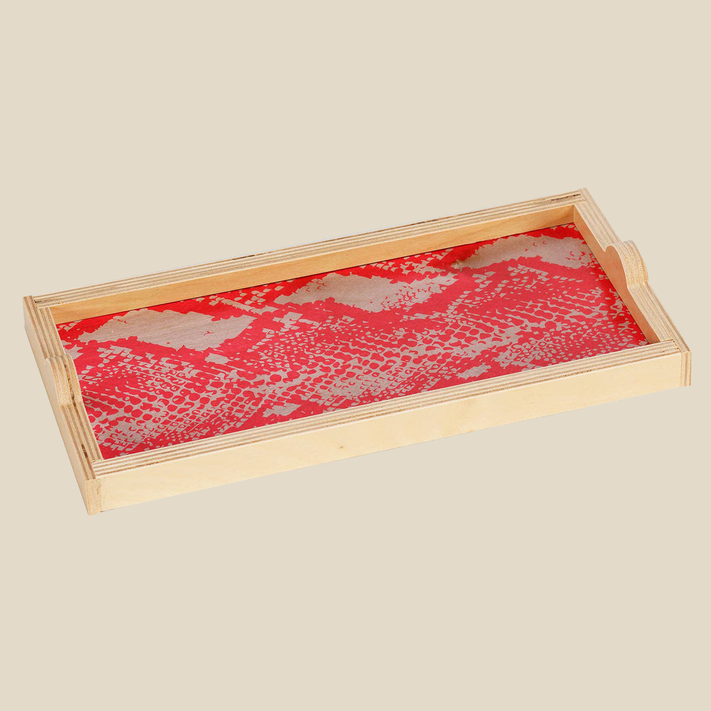 Mini Tray ~ Snake Skin Hot Pink