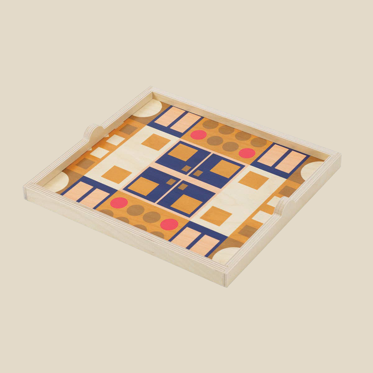 Square Serving Tray ~ Alexander Olive