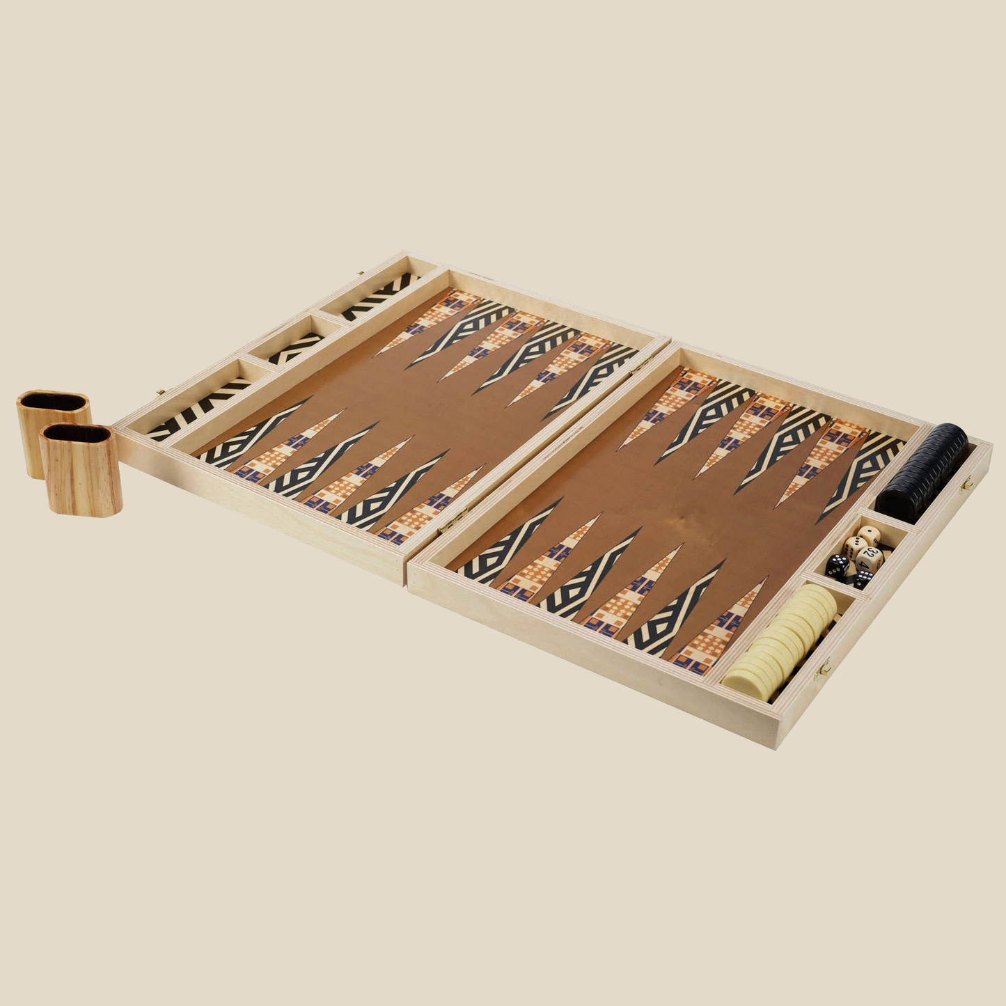 Backgammon Set (Tabletop) ~ Alexander Stripe