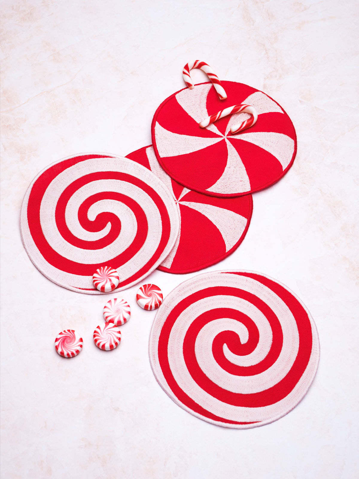 Cocktail Napkins ~ Peppermint