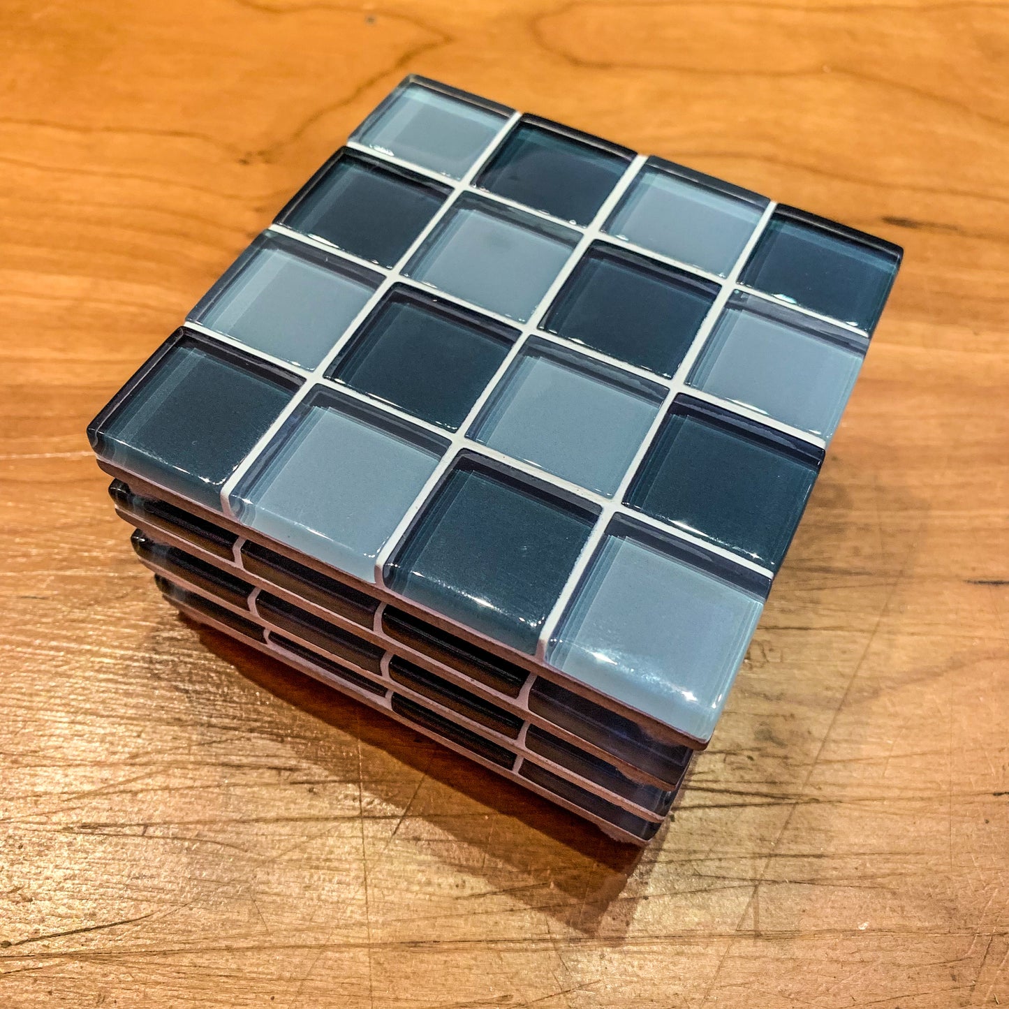 Glass Tile Coaster ~ That's Fate