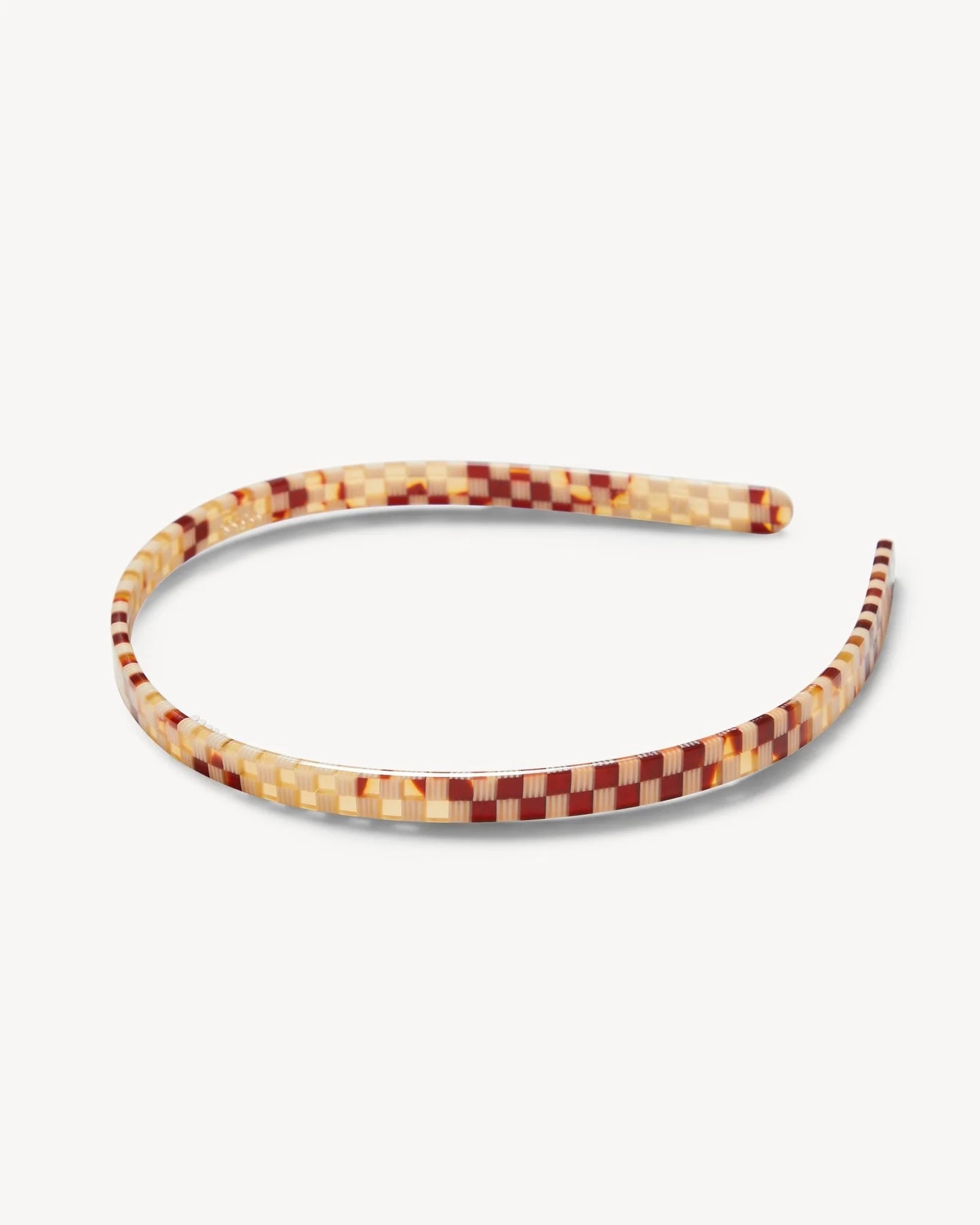 Headband ~ Tortoise Checker