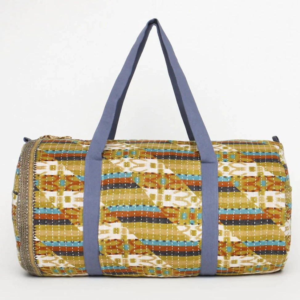 Weekender Duffel Bag ~ Vintage Kantha