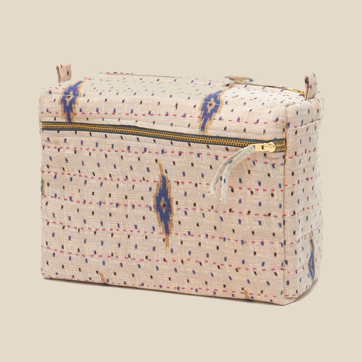 Vintage Sari Toiletry Bag ~ Large