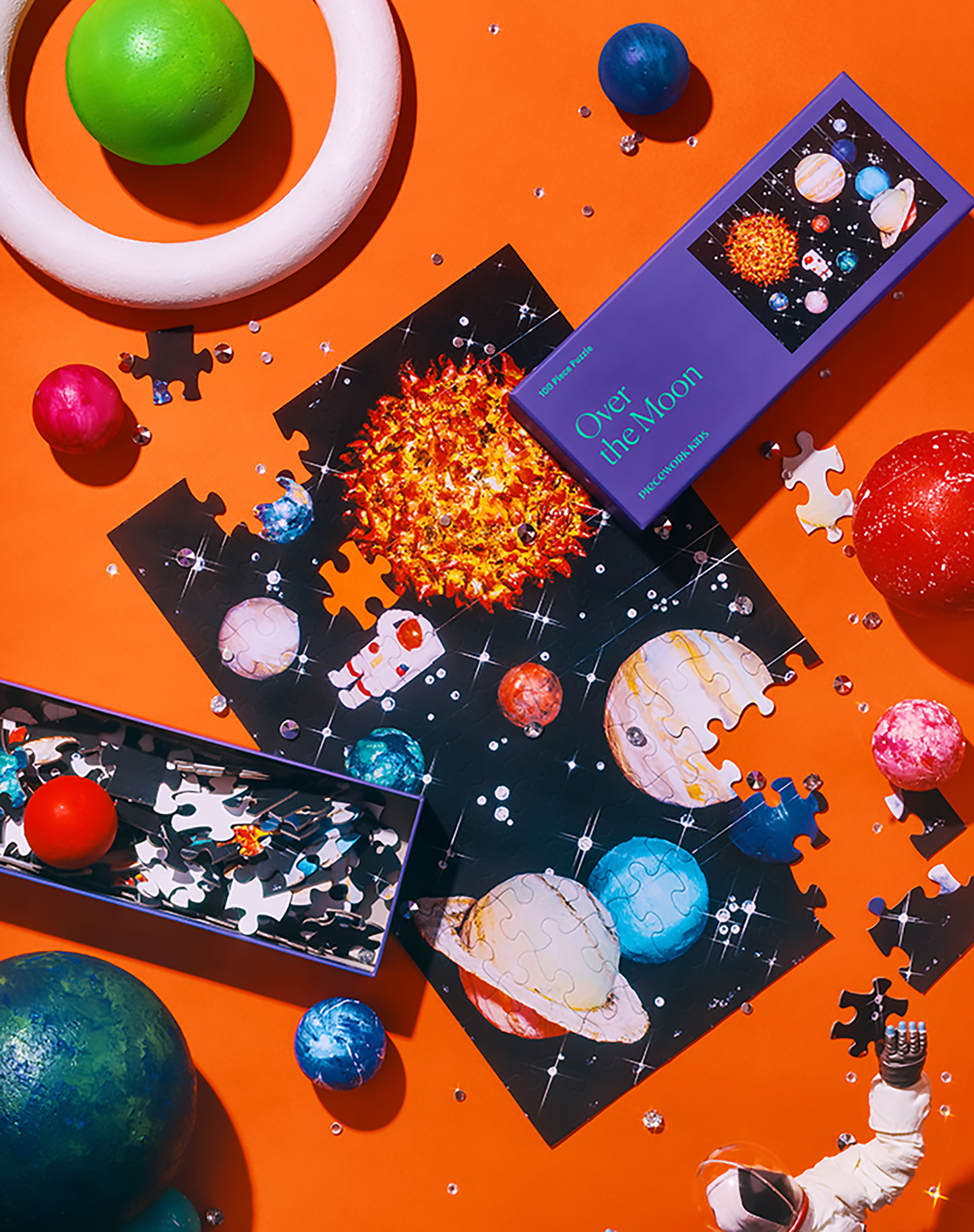Puzzle (100 Piece) ~ Over the Moon