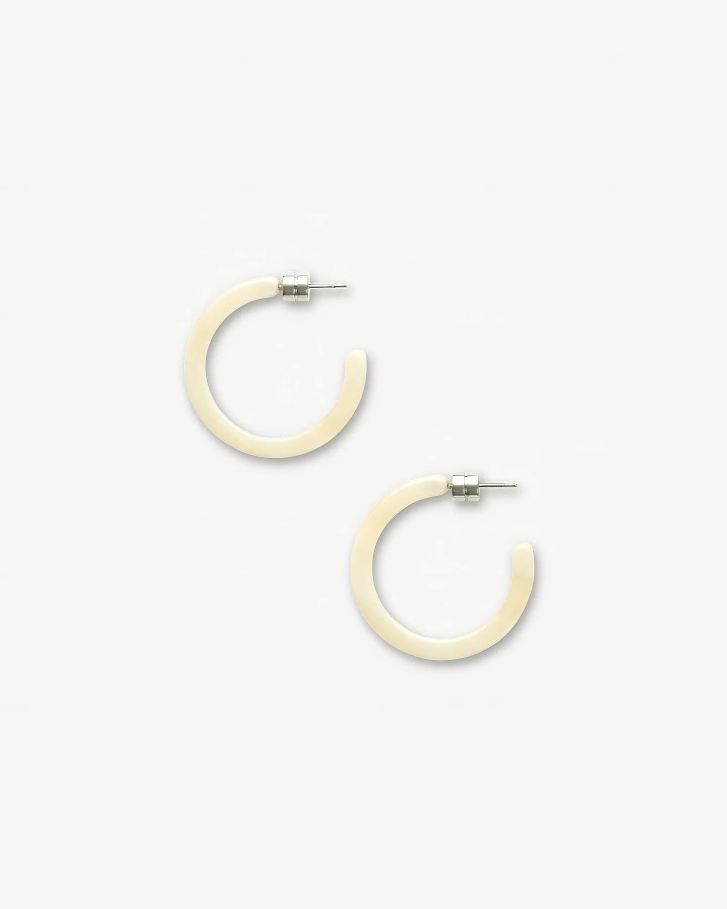 Mini Hoops ~ Alabaster