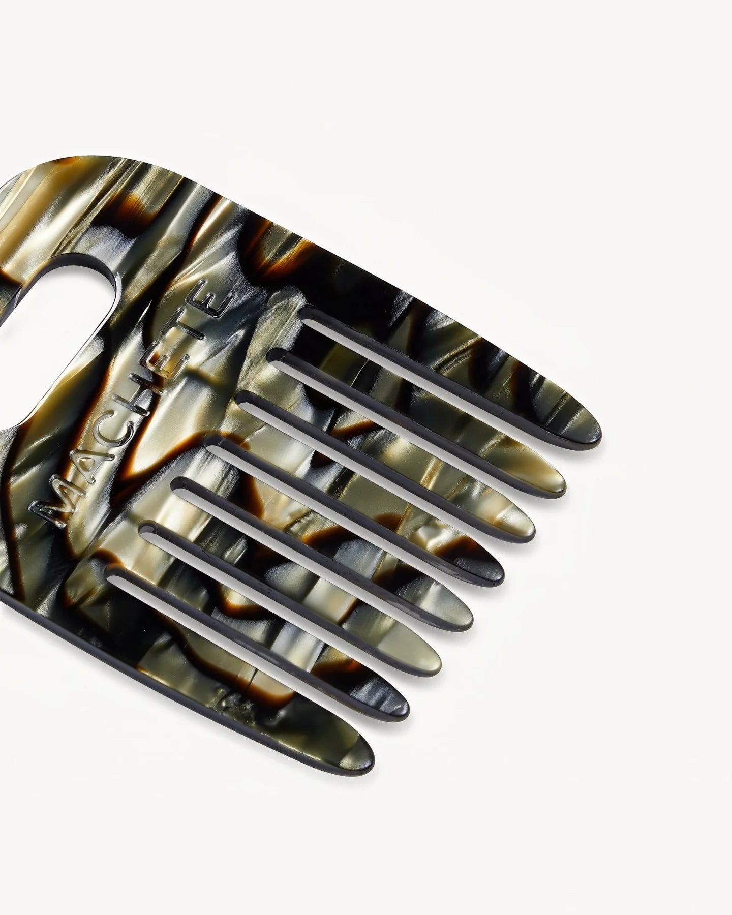 Hair Comb ~ Midnight Horn