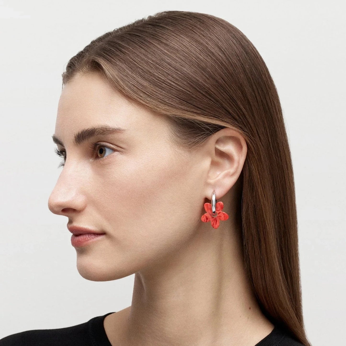 Earring Charm (Petite Flower) ~ Jadeite