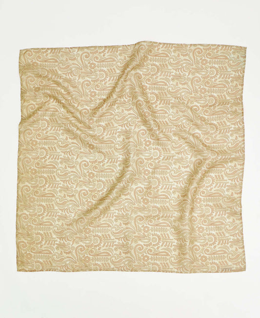 Vintage Silk Square ~ Neutral