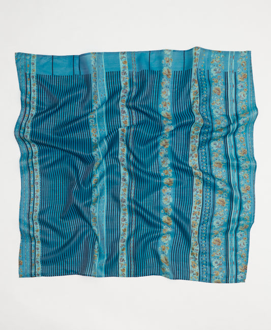 Vintage Silk Square ~ Night in Bloom