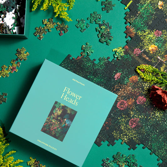 Puzzle (500 Piece) ~ Flower Heads