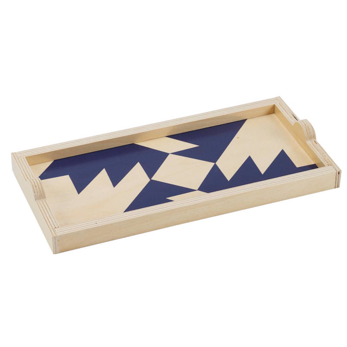Mini Tray ~ Navy Quilt