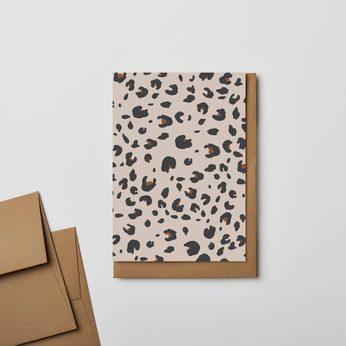 Blank Greeting Card ~ Leopard