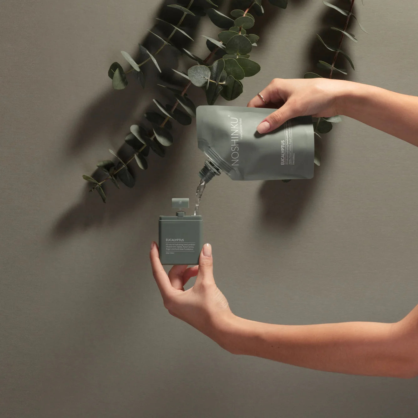 Refillable Pocket Sanitizer ~ Eucalyptus