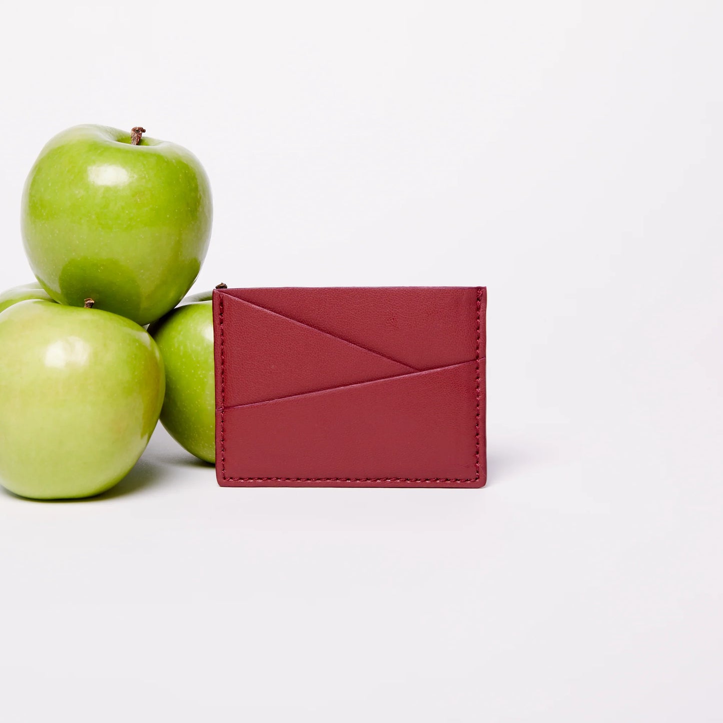 Apple Leather Puzzle Cardholder