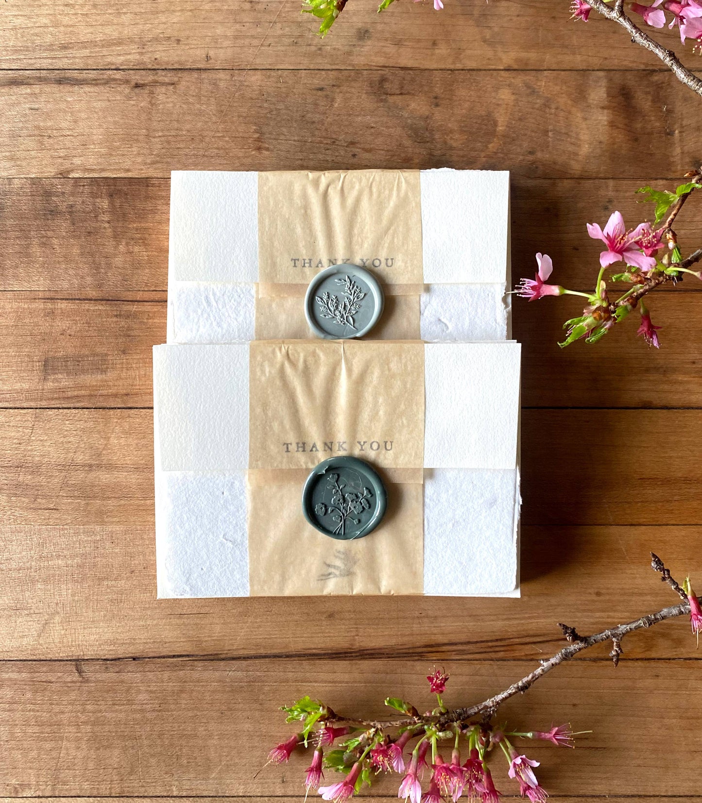 Handmade Notecards ~ Thank You (Set of 6)