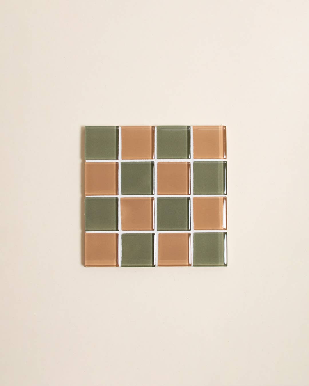 Glass Tile Coaster ~ I Olive You