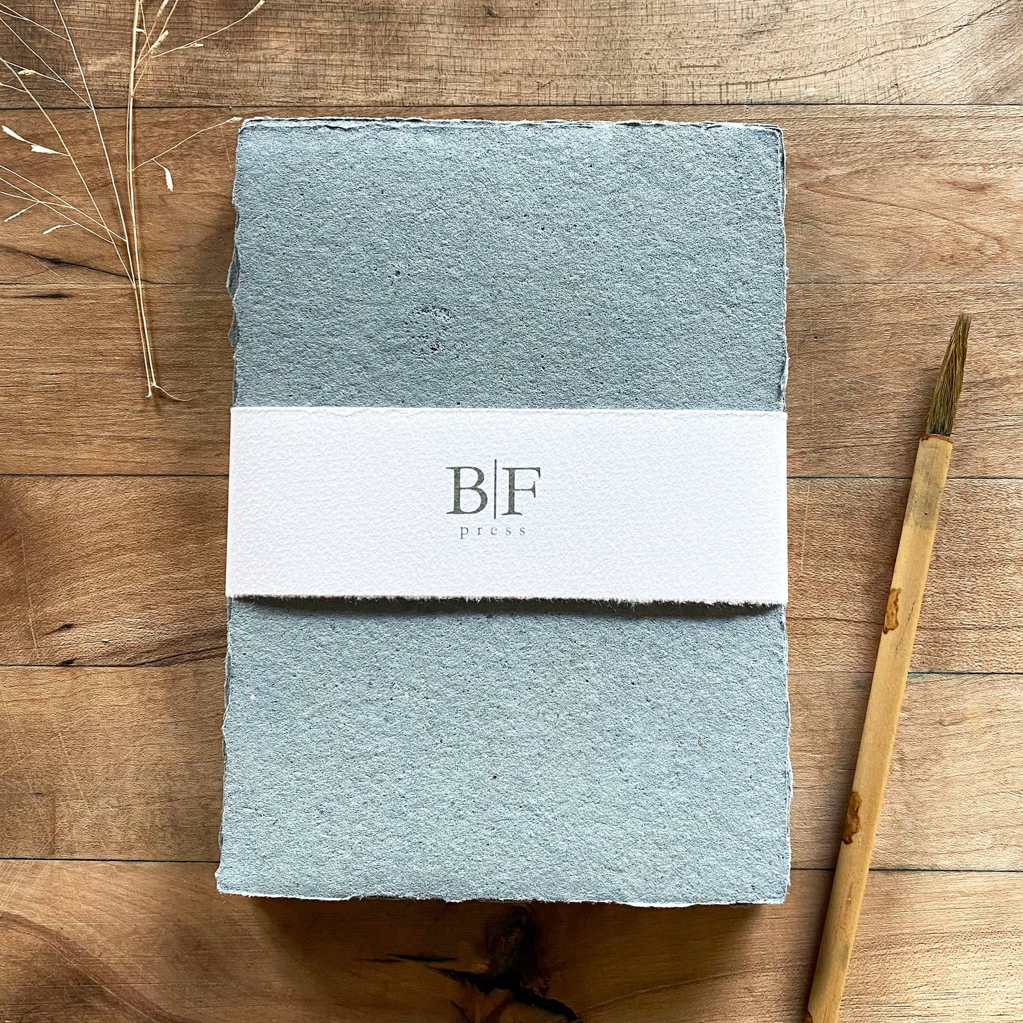 Handmade Paper Set w/ Envelopes ~ Indigold