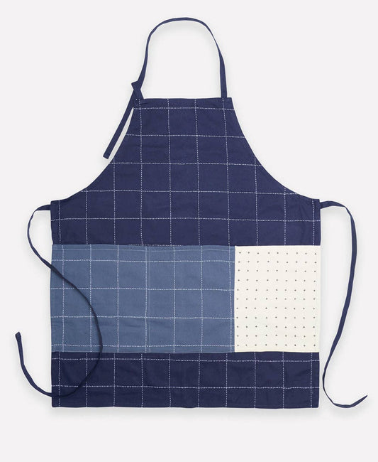 Organic Cotton Apron ~ The Blues