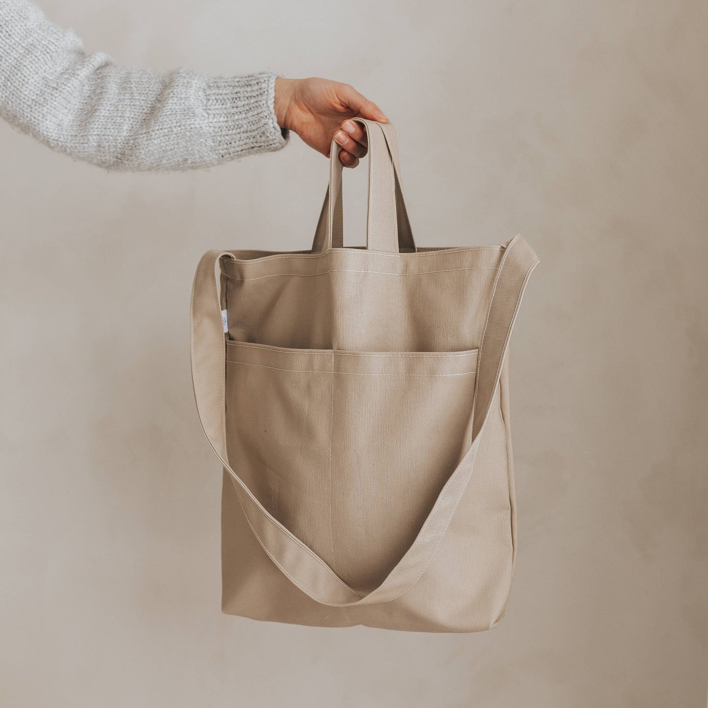 Double Pocket Tote Bag