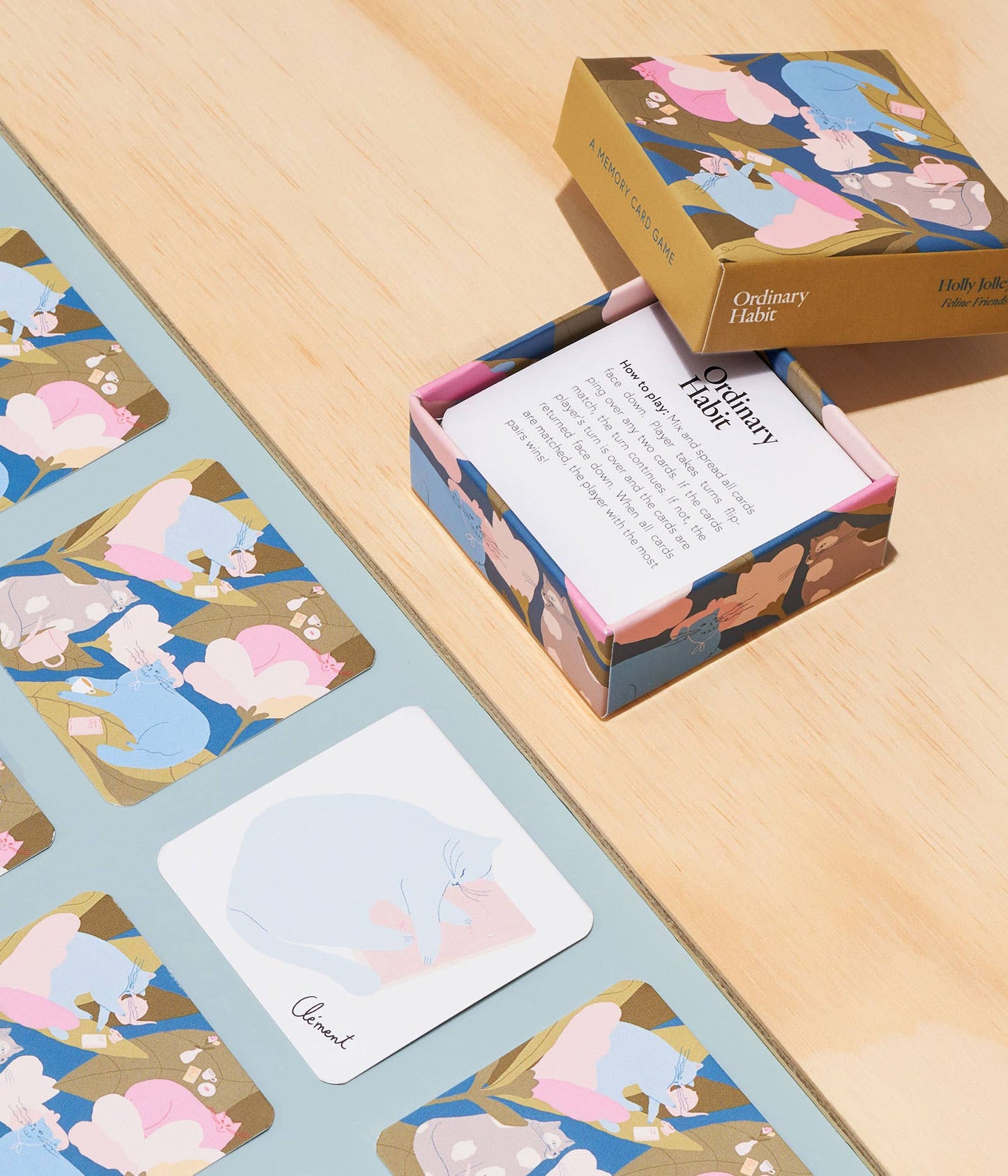 Matching Cards~ Feline Friends by Holly Jolley