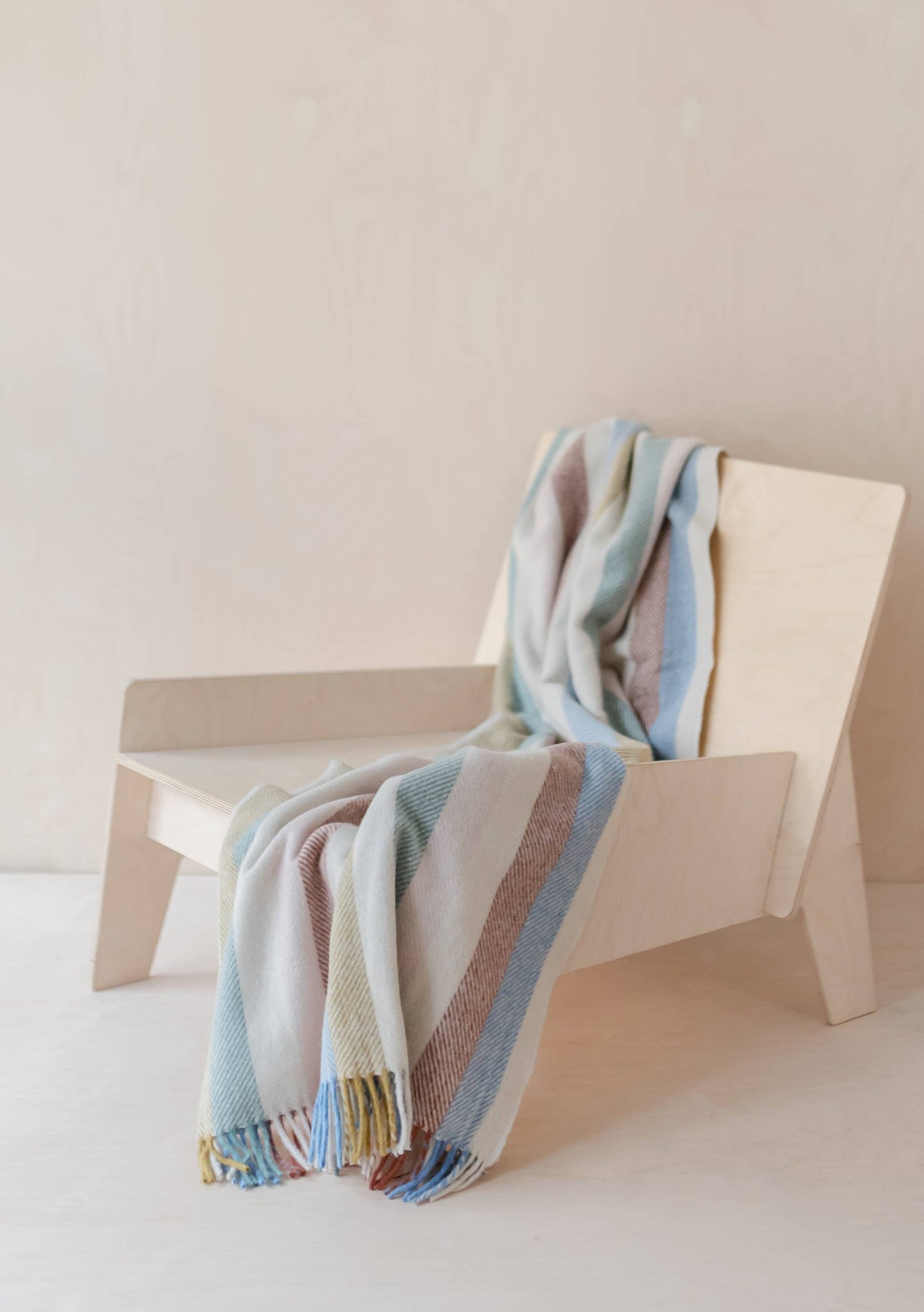 Couch Throw ~ Rainbow Stripe