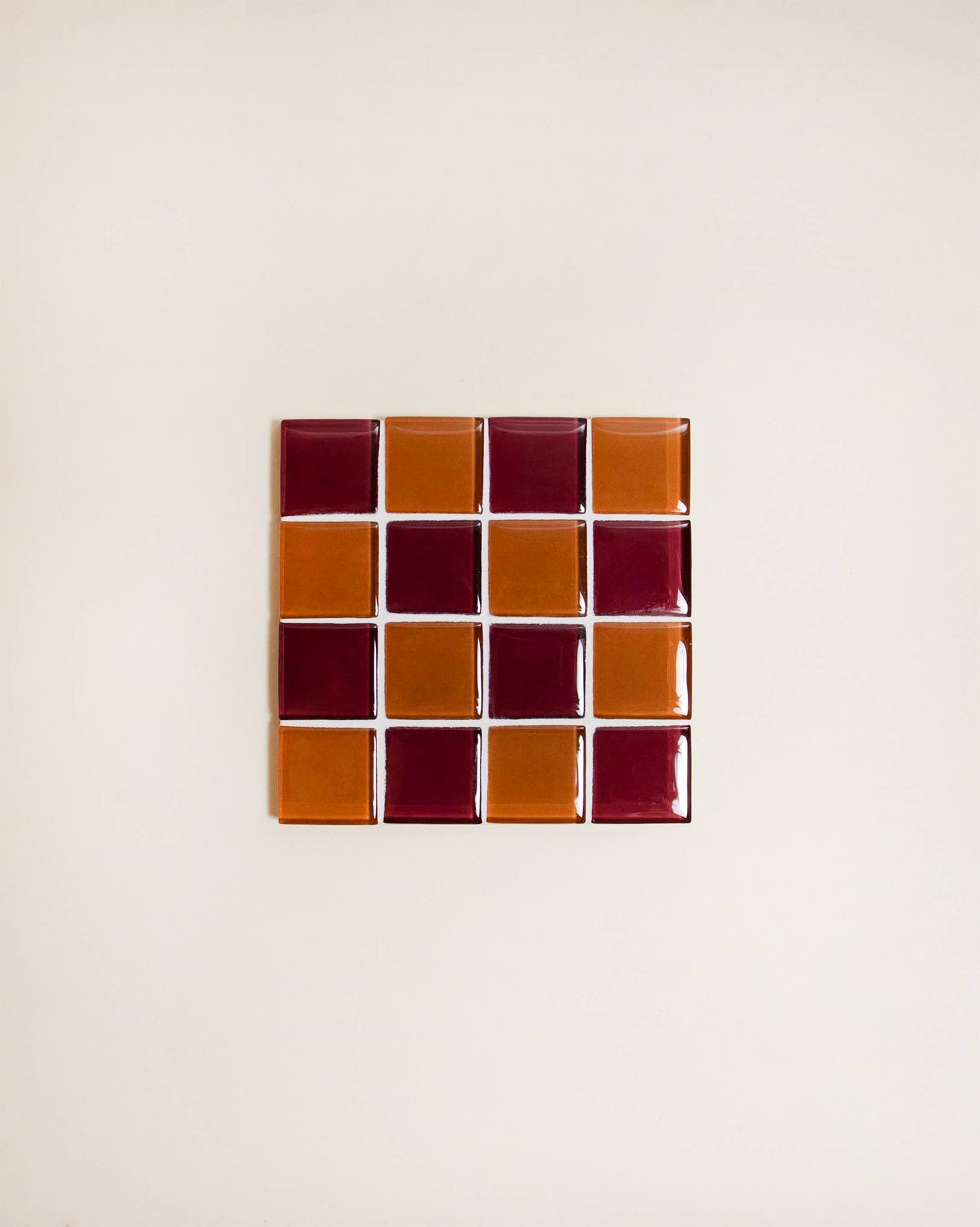 Glass Tile Coaster ~ The Old Day