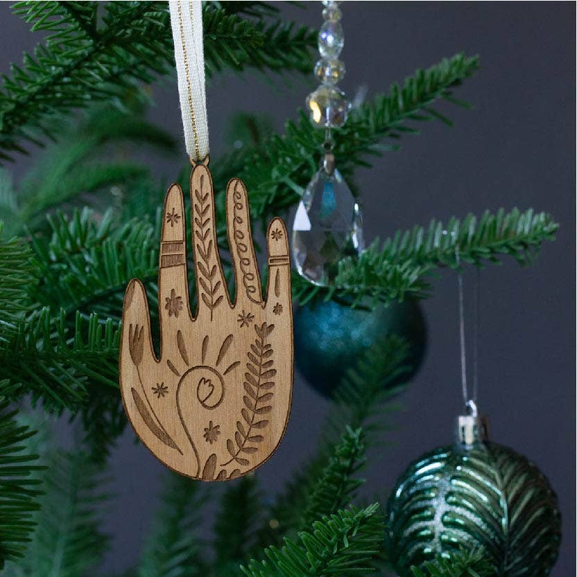 Wood Ornament ~ Helping Hand
