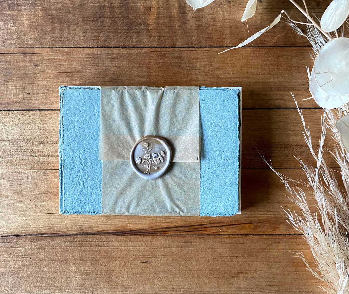 Handmade Notecards (Set of 10)~ Indigold